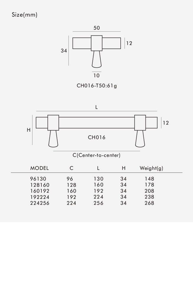 Knurled Handle | Brass