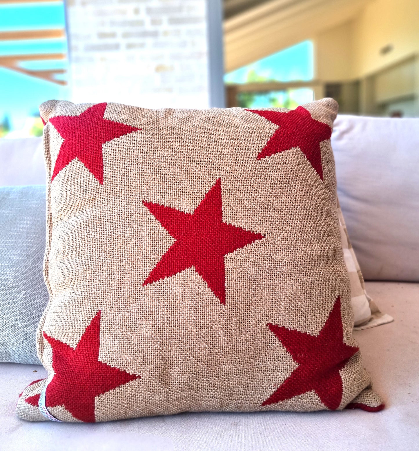 Outdoor Star Red Cushion