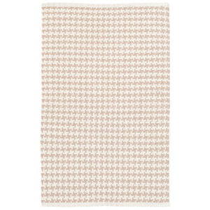 Checks Linen Cotton Rug | 120cm x 180cm