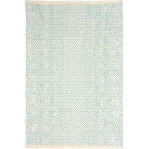 Herringbone Sky Cotton Rug | 120cm x 180cm