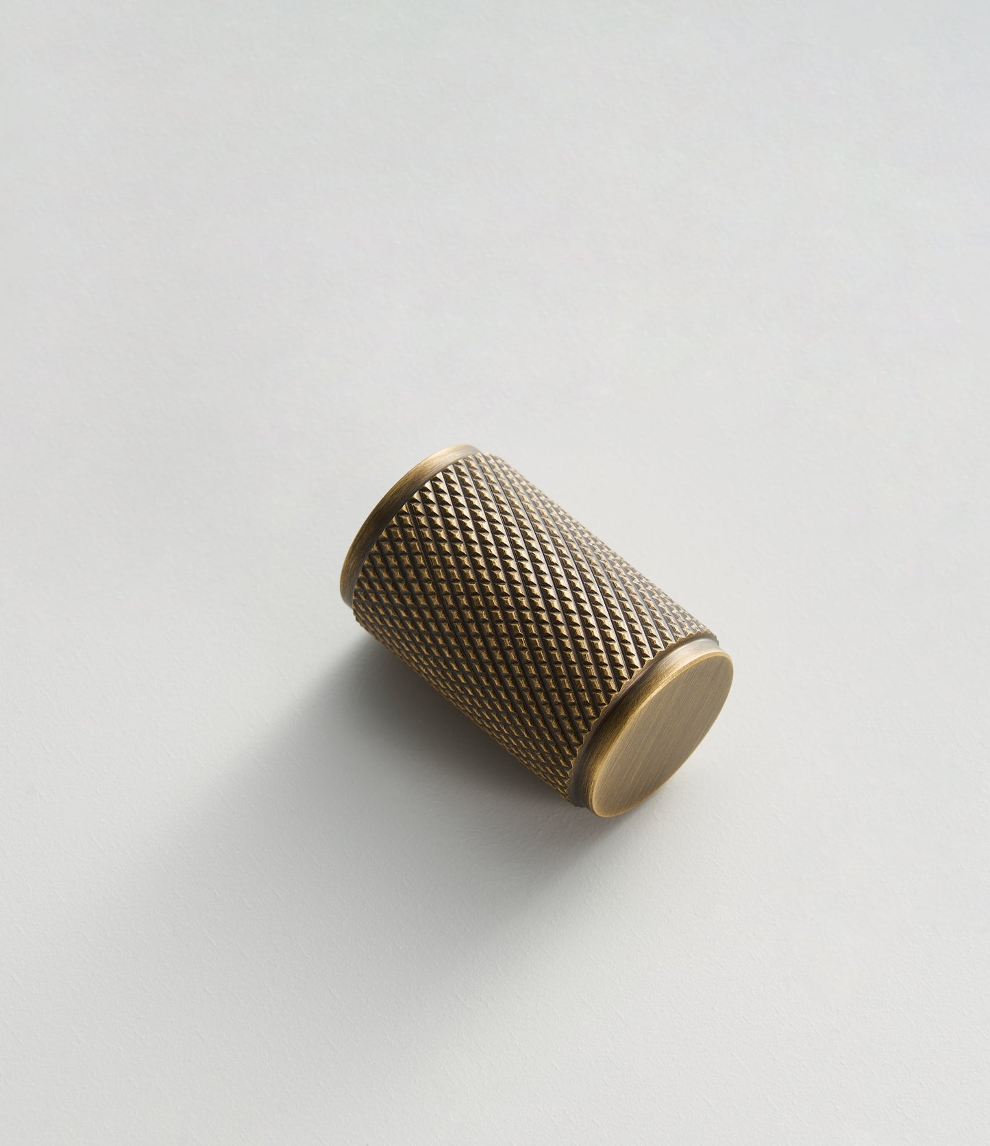 Knurled Solid Brass Knob | Bronze