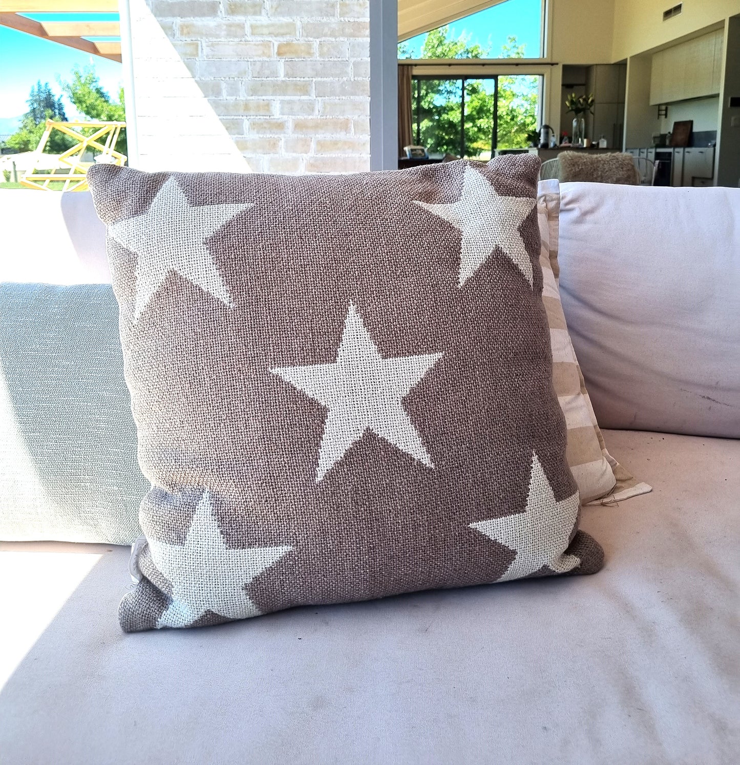 Outdoor Star Grey Cushion