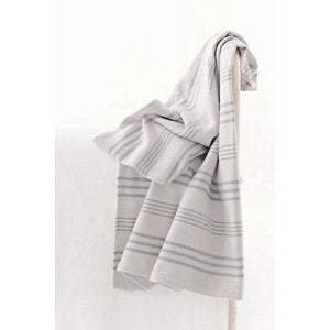 Aland Stripe Cotton Throw