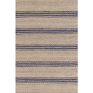 Jute Ticking Navy Rug | 152cm x 243cm